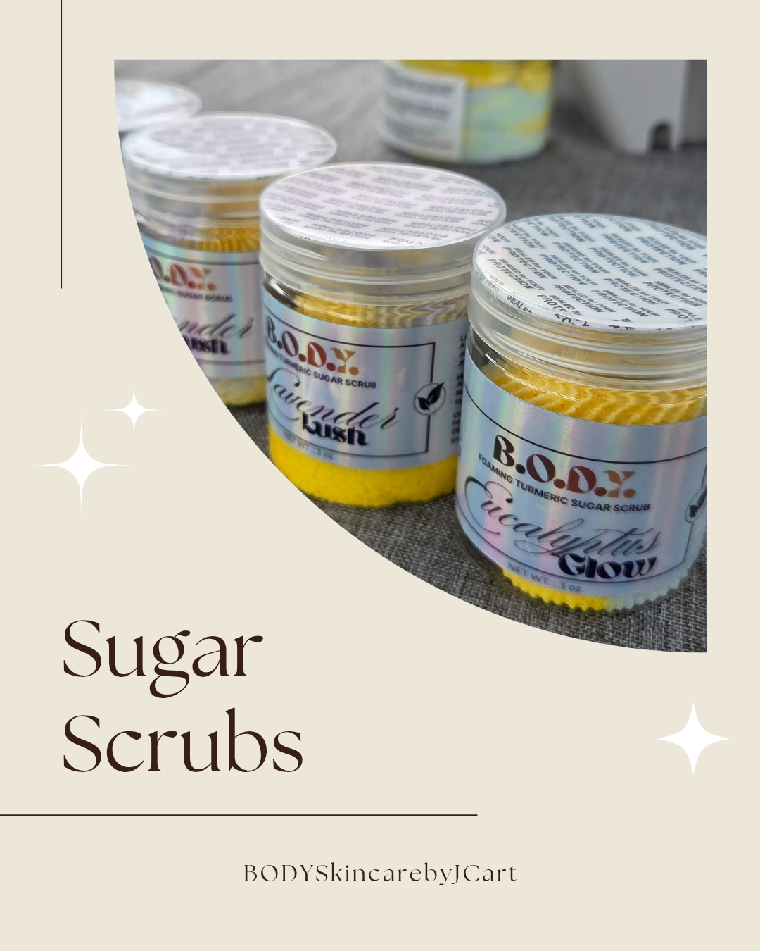 Foaming Sugar Scrubs