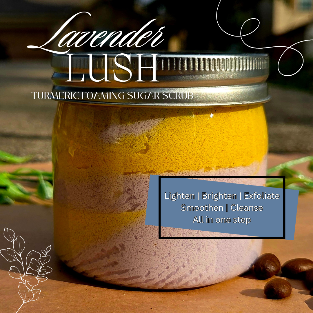 Turmeric Foaming Sugar Scrub
