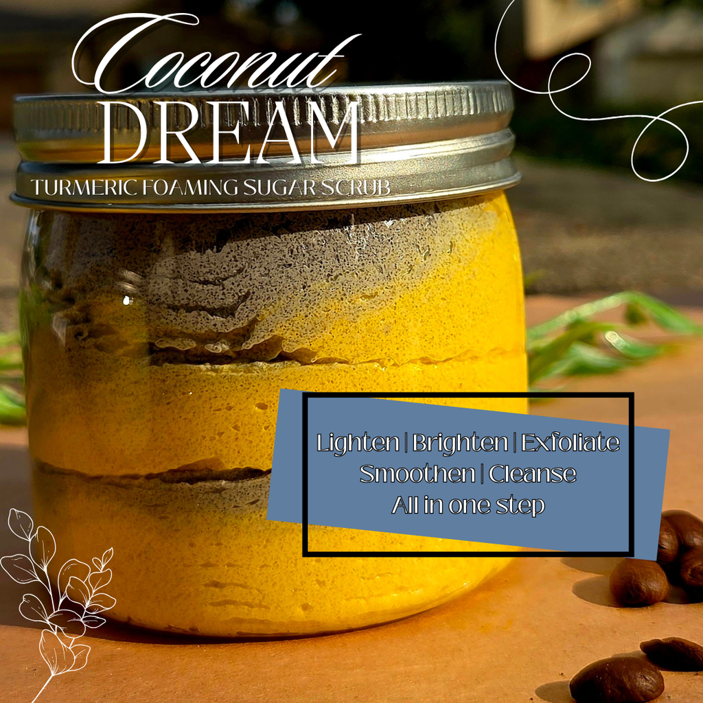 Turmeric Foaming Sugar Scrub