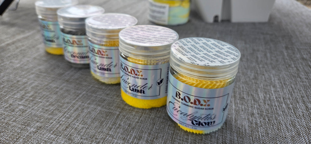 Turmeric Foaming Sugar Scrub