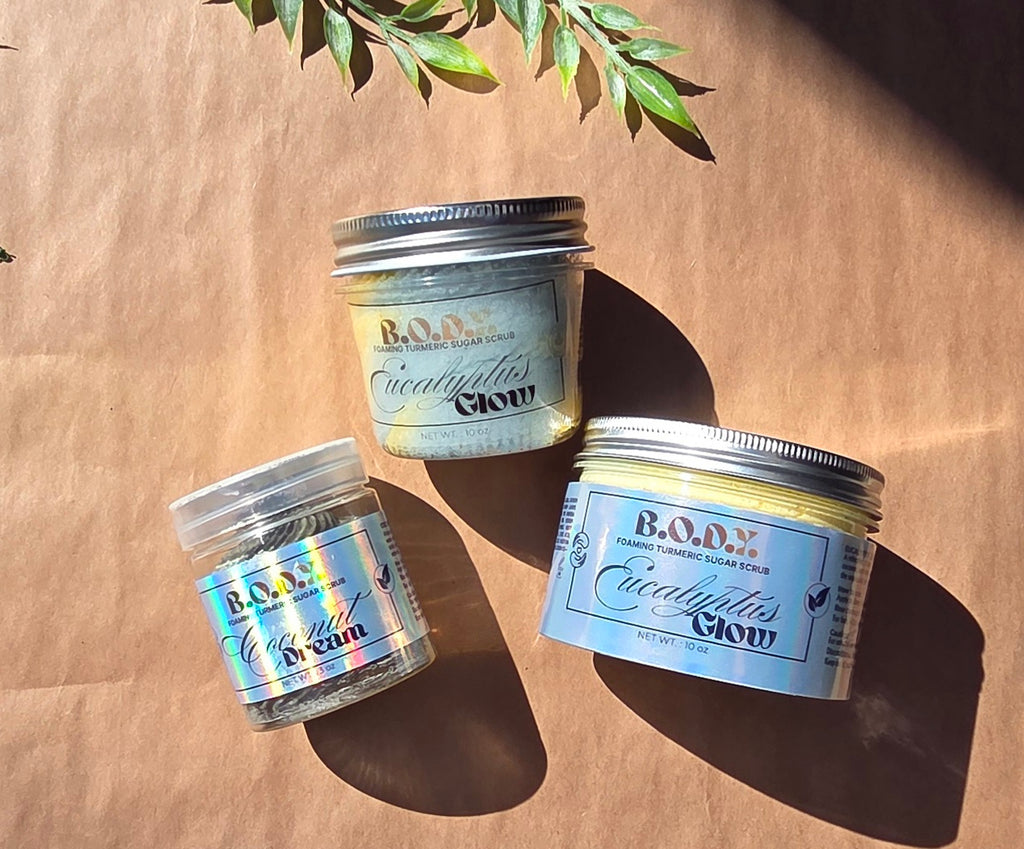 Turmeric Foaming Sugar Scrub